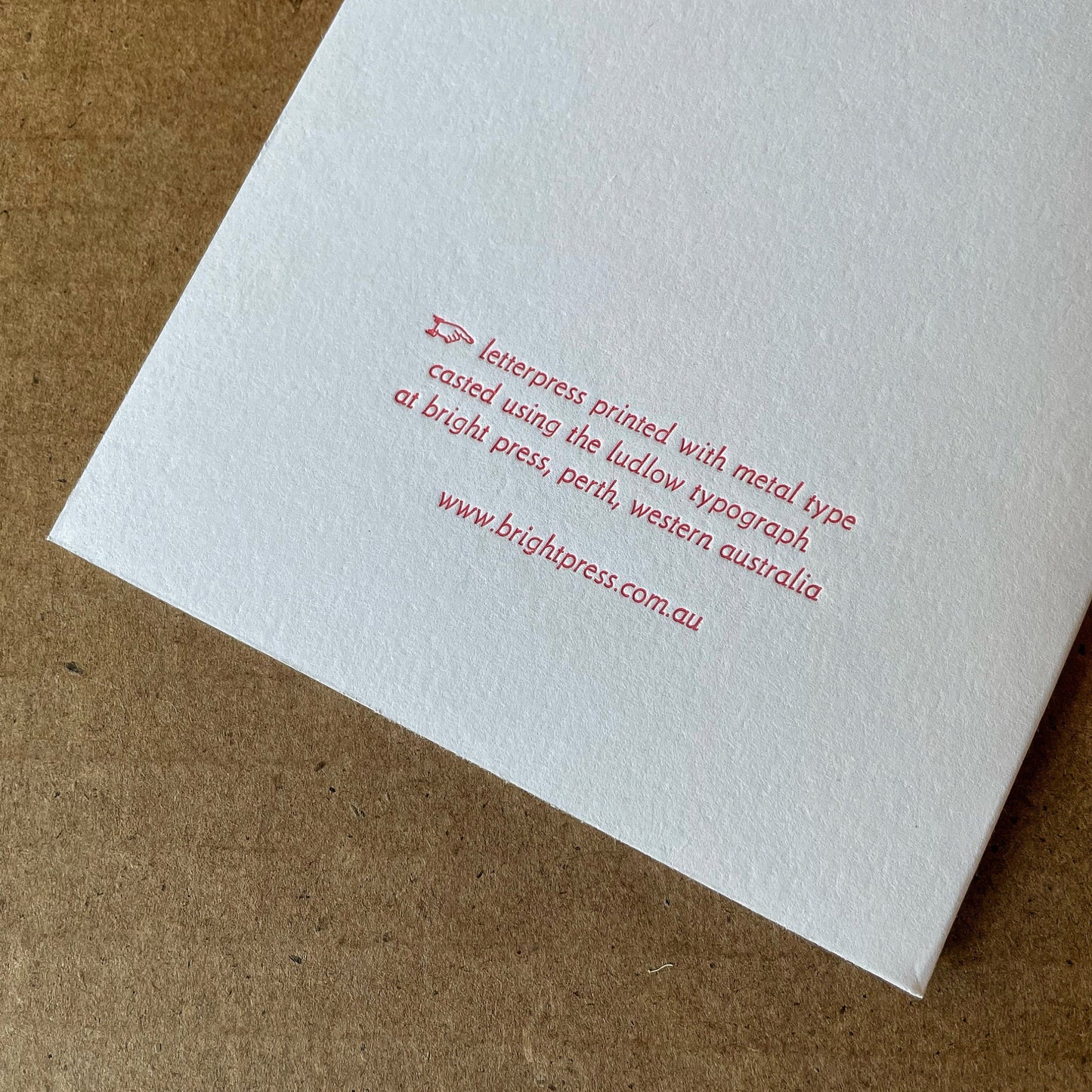 I Love Pizza & You Heaps - Letterpress Card