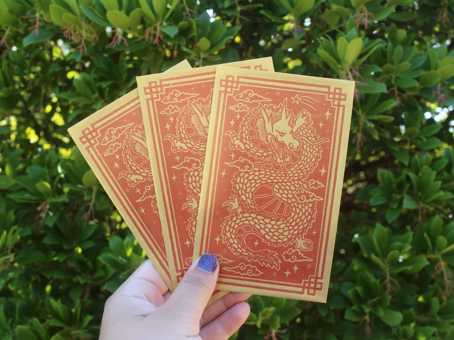 Year of the Dragon Red Envelope // Pack of 5 Envelopes // Banksia Creative x Bright Press