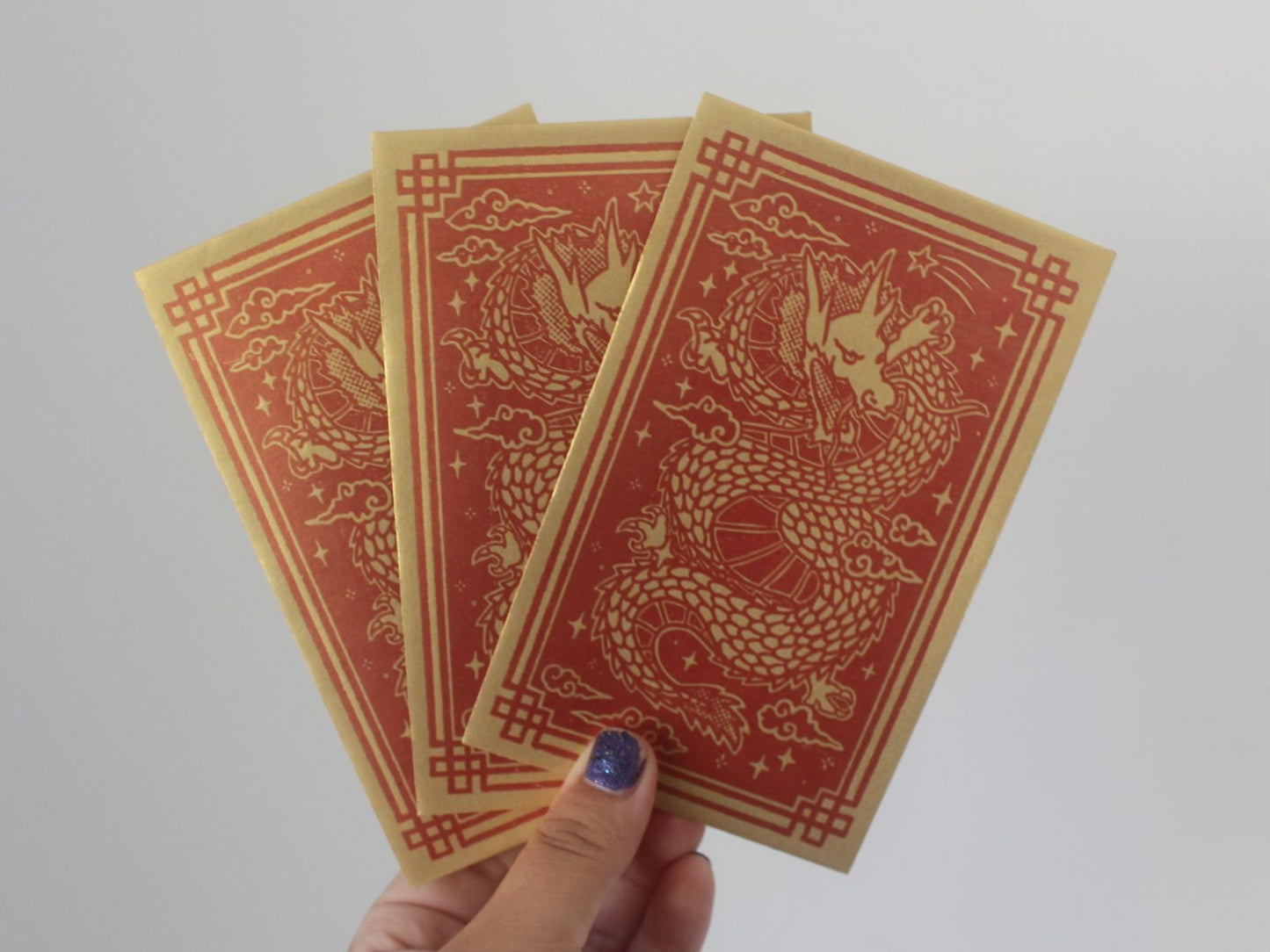 Year of the Dragon Red Envelope // Pack of 5 Envelopes // Banksia Creative x Bright Press