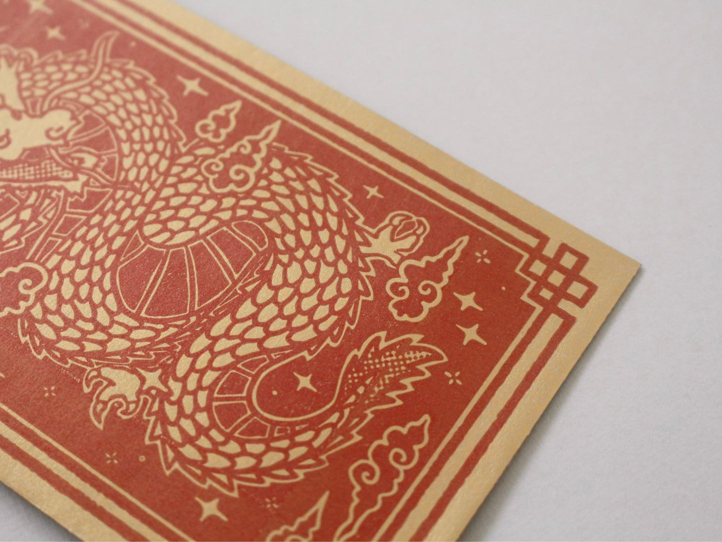 Year of the Dragon Red Envelope // Pack of 5 Envelopes // Banksia Creative x Bright Press