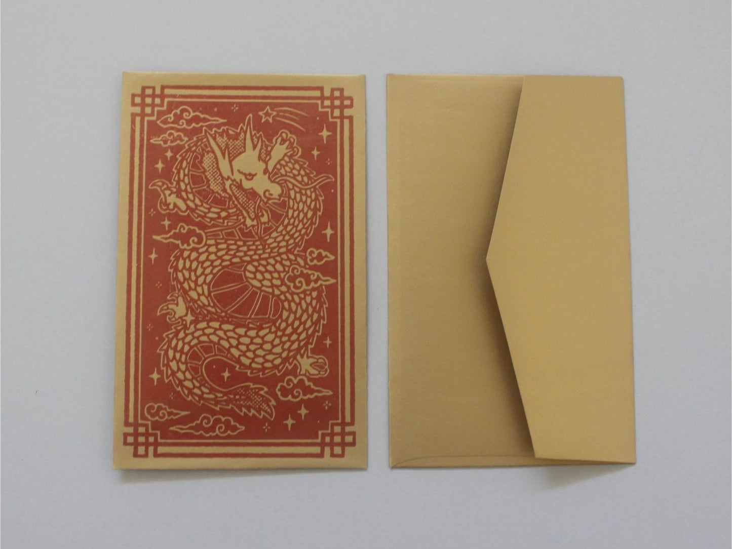 Year of the Dragon Red Envelope // Pack of 5 Envelopes // Banksia Creative x Bright Press