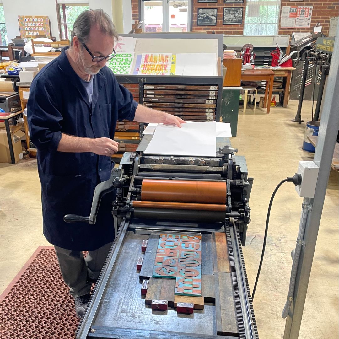Workshop - Intermediate Letterpress (5 Sessions)