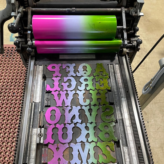 Workshop - Intermediate Letterpress (5 Sessions)