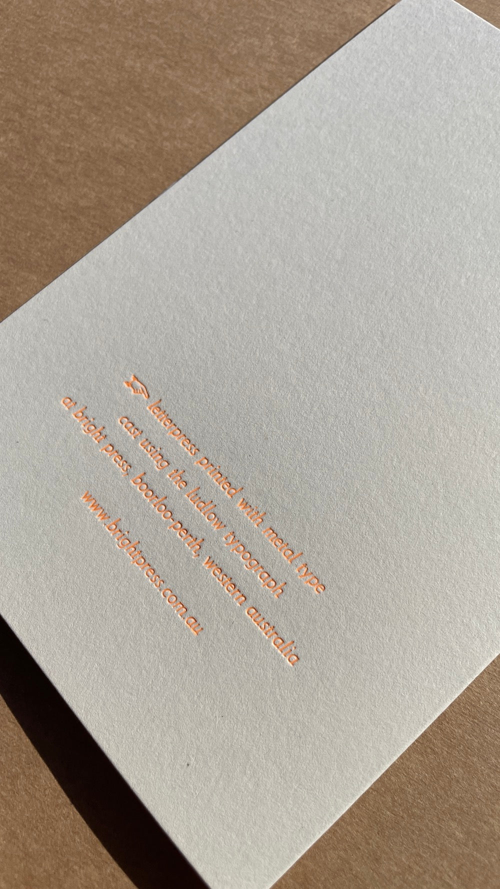 Happy Birthday - Letterpress Card