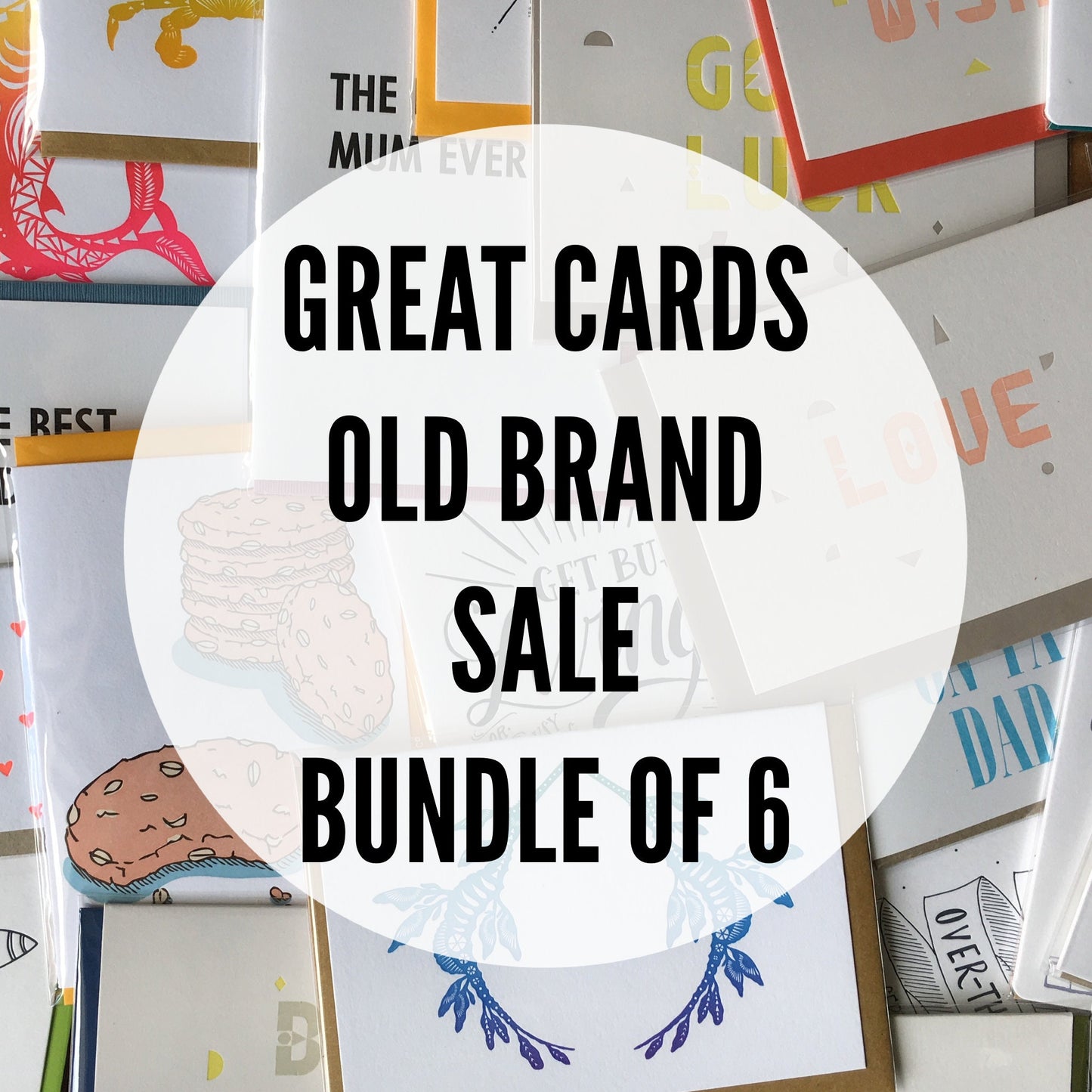 Great-Cards-Old-Brand Sale Bundle of 6 Cards